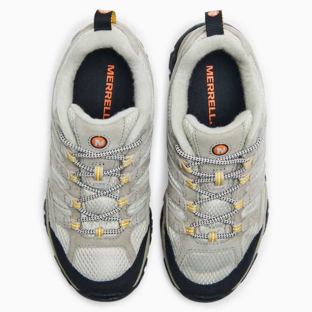 Beige Women's Merrell Moab 2 Ventilator Wide Width Hiking Shoes | Dubai-4261308