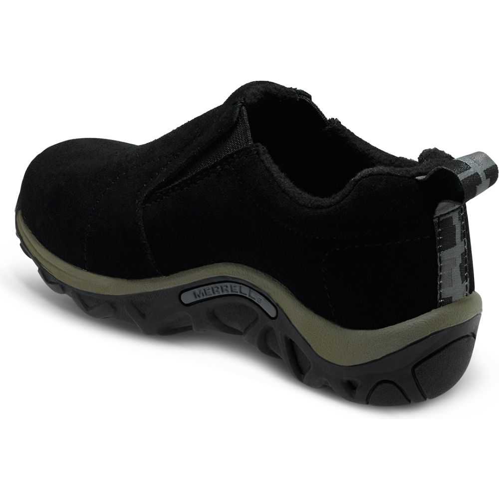 Black Boys' Merrell Jungle Moc Frosty Waterproof Slip On Shoes | Dubai-9835164