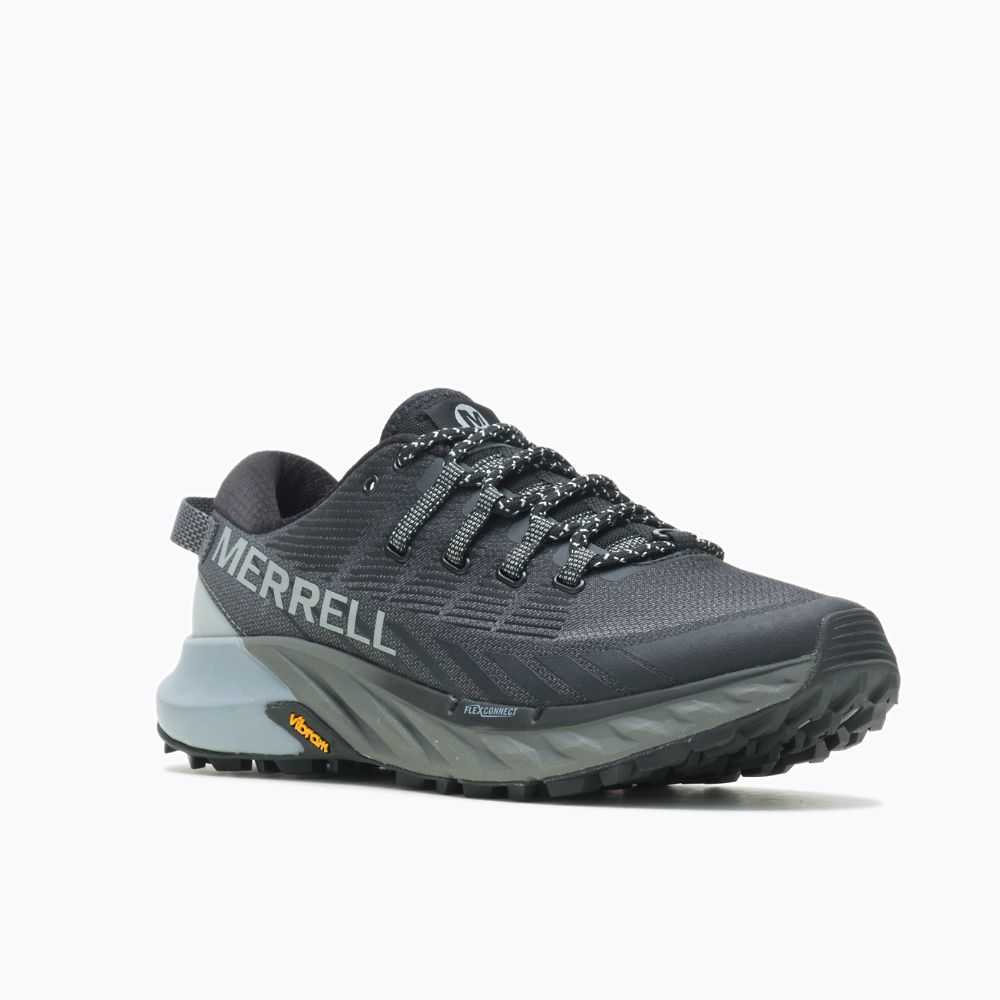 Black Men's Merrell Agility Peak 4 Trail Running Shoes | Dubai-9015247