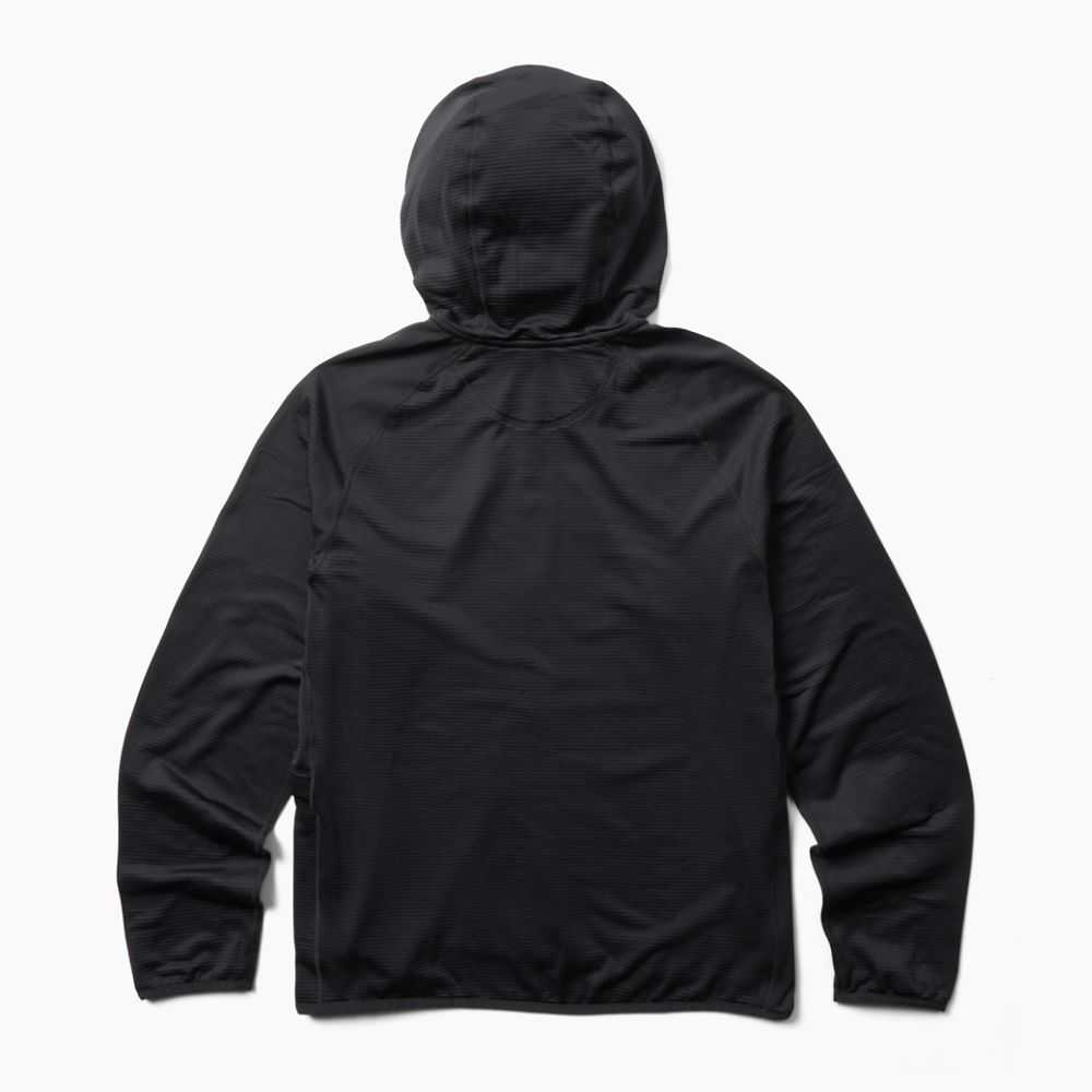 Black Men's Merrell Geotex Hoodie | Dubai-4209615