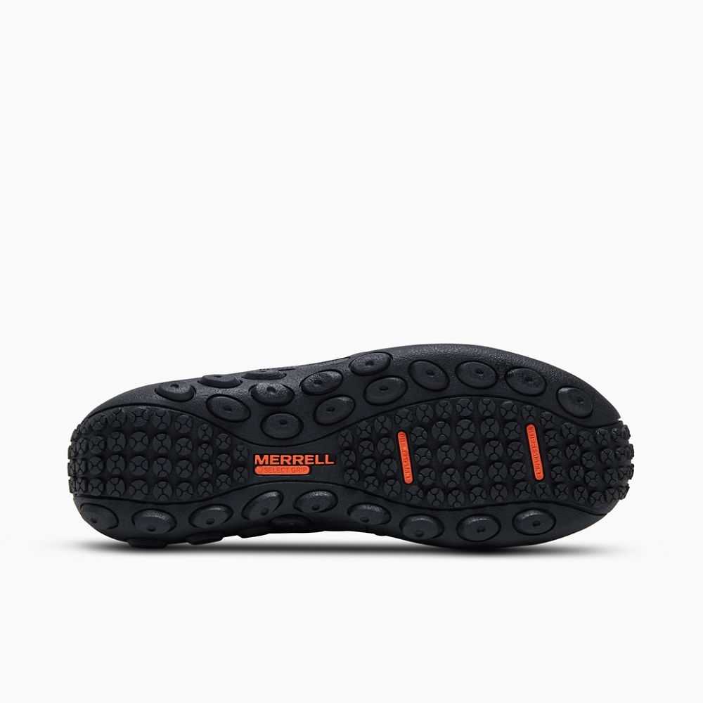 Black Men's Merrell Jungle Moc Leather Comp Toe SD+ Wide Width Work Shoes | Dubai-0893647