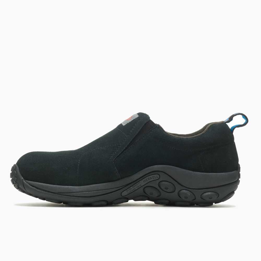 Black Men's Merrell Jungle Moc Slip On Shoes | Dubai-5907341