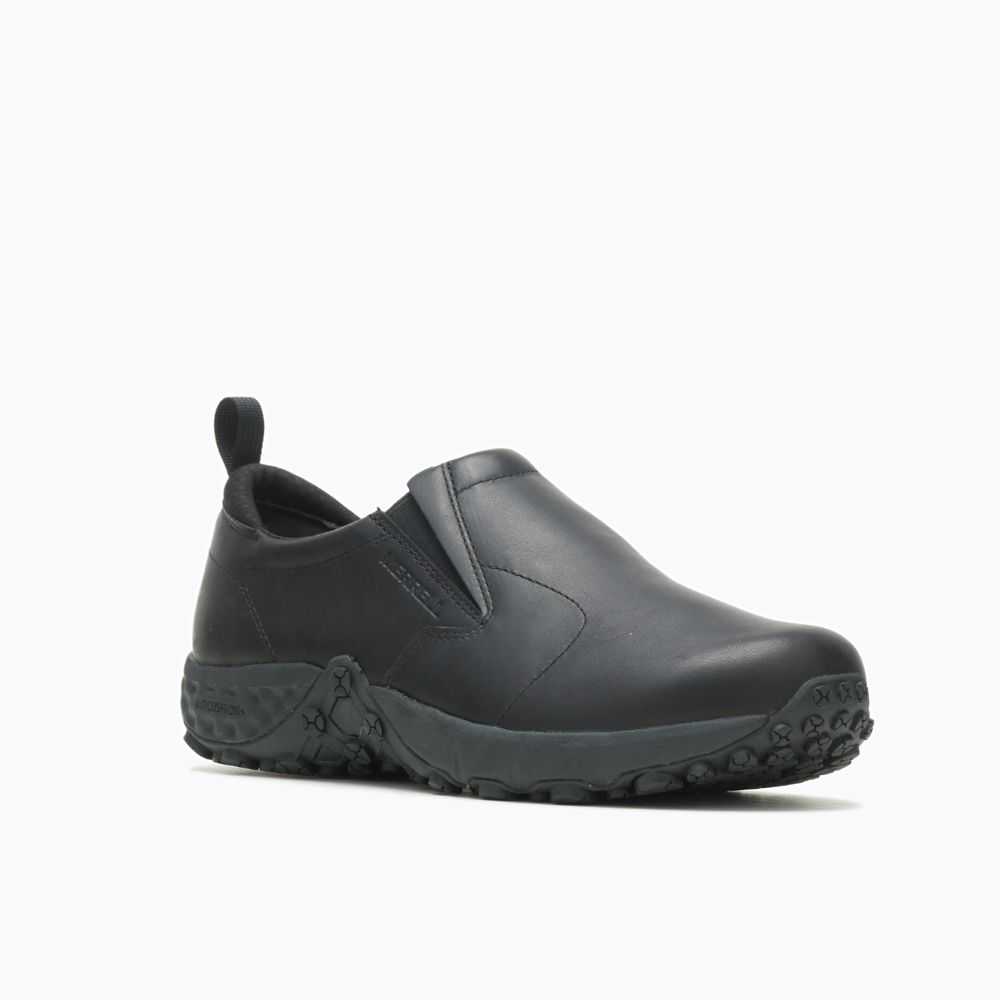 Black Men's Merrell Jungle Moc Work Shoes | Dubai-0853961