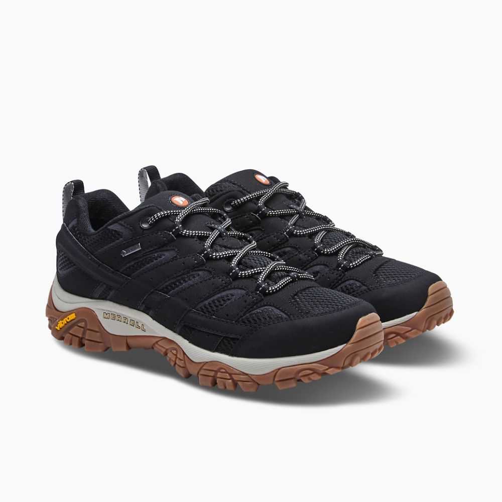 Black Men's Merrell Moab 2 GORE-TEX® Hiking Shoes | Dubai-5216809