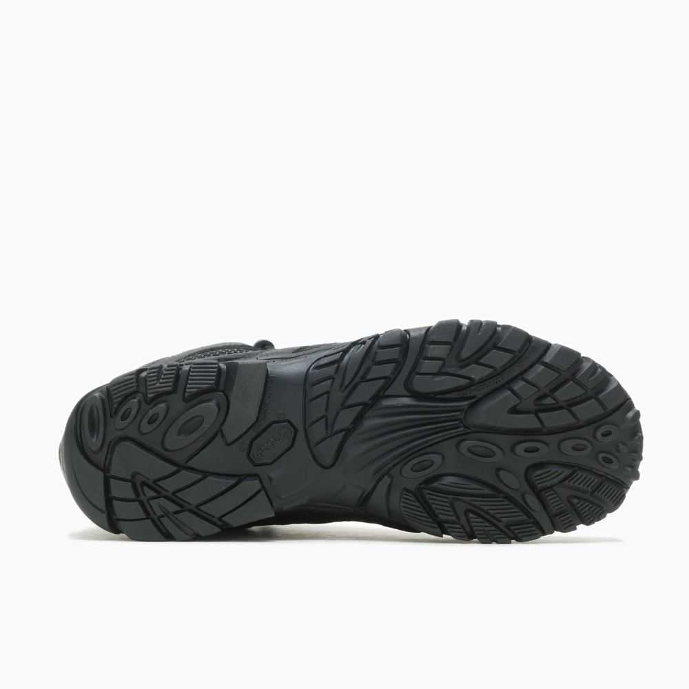 Black Men's Merrell Moab 2 Mid Tactical Response Waterproof Wide Width Tactical Boots | Dubai-1078296