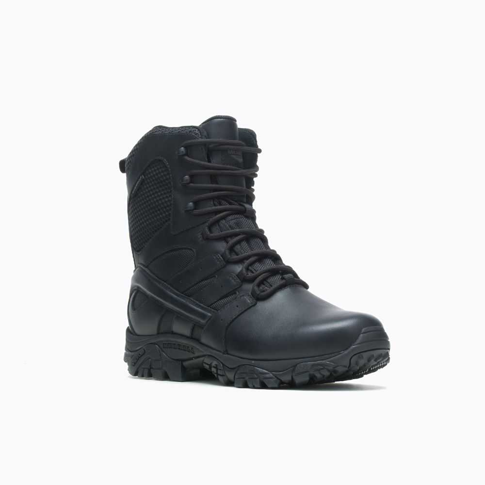 Black Men's Merrell Moab 2 Tactical Boots | Dubai-7532084