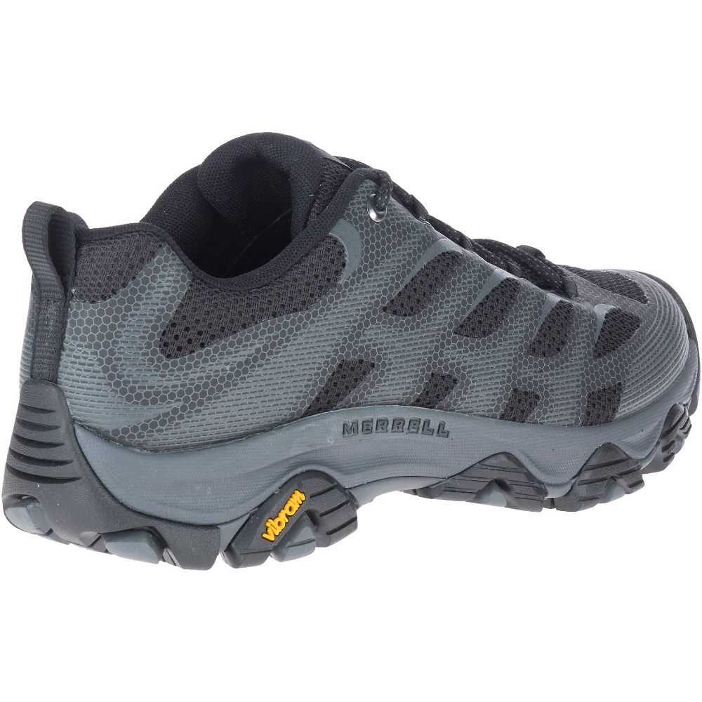 Black Men's Merrell Moab 3 Edge Hiking Shoes | Dubai-2918074