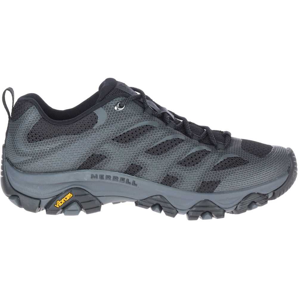 Black Men\'s Merrell Moab 3 Edge Hiking Shoes | Dubai-2918074