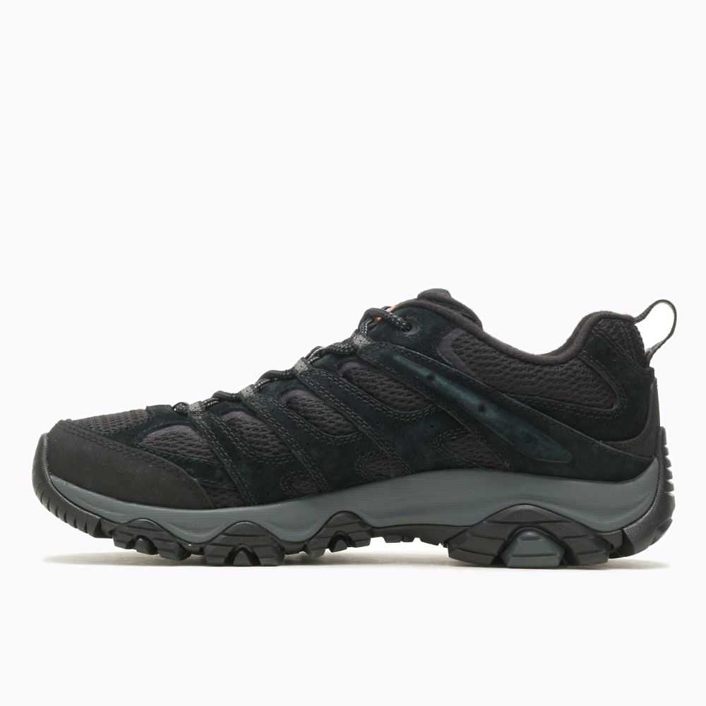 Black Men's Merrell Moab 3 Hiking Shoes | Dubai-9701832