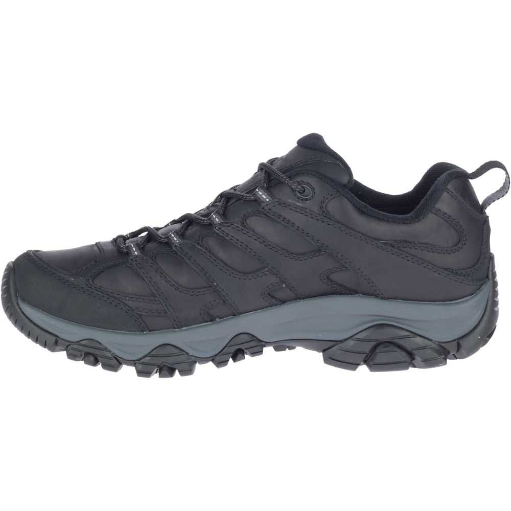 Black Men's Merrell Moab 3 Prime Waterproof Hiking Shoes | Dubai-6153490