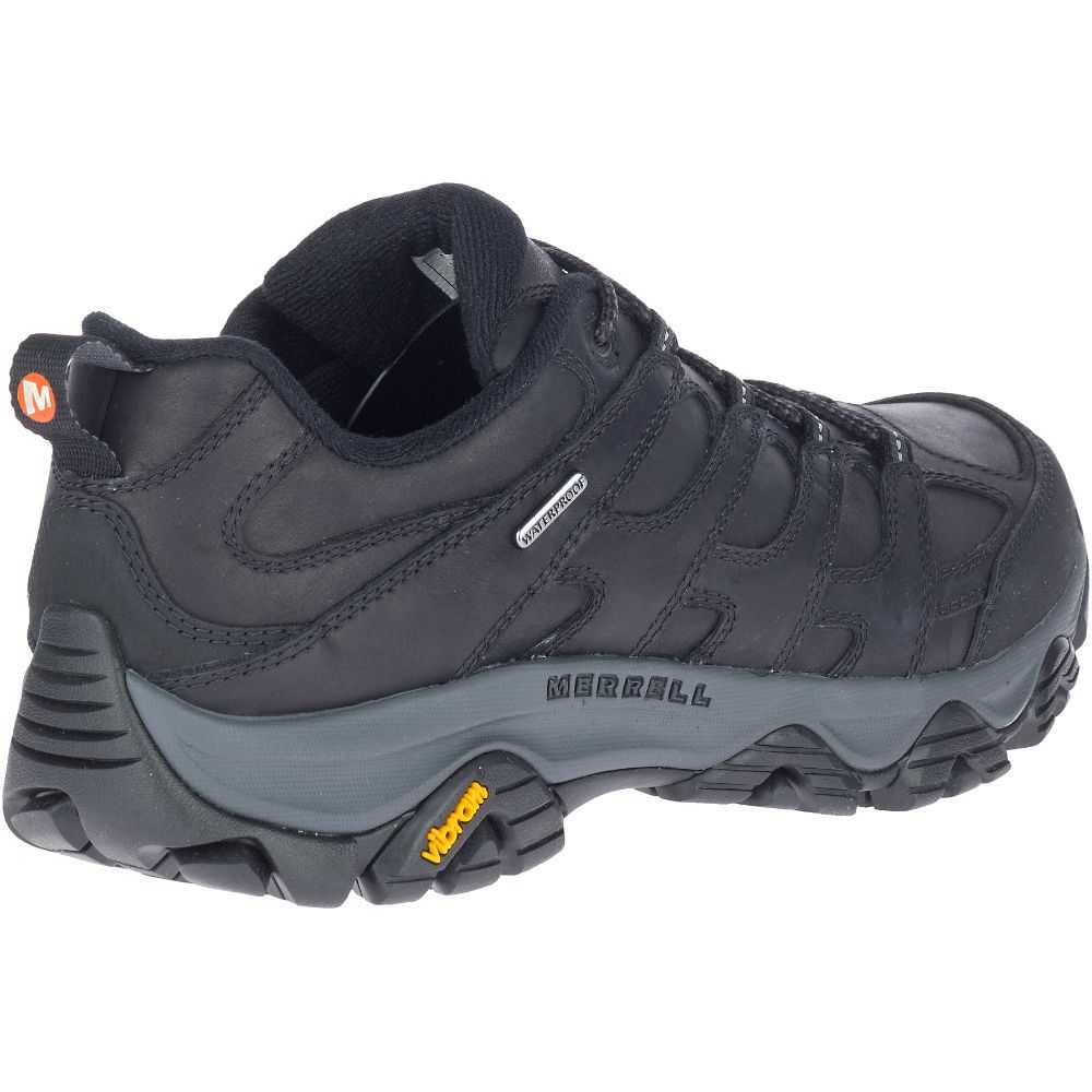 Black Men's Merrell Moab 3 Prime Waterproof Hiking Shoes | Dubai-6153490