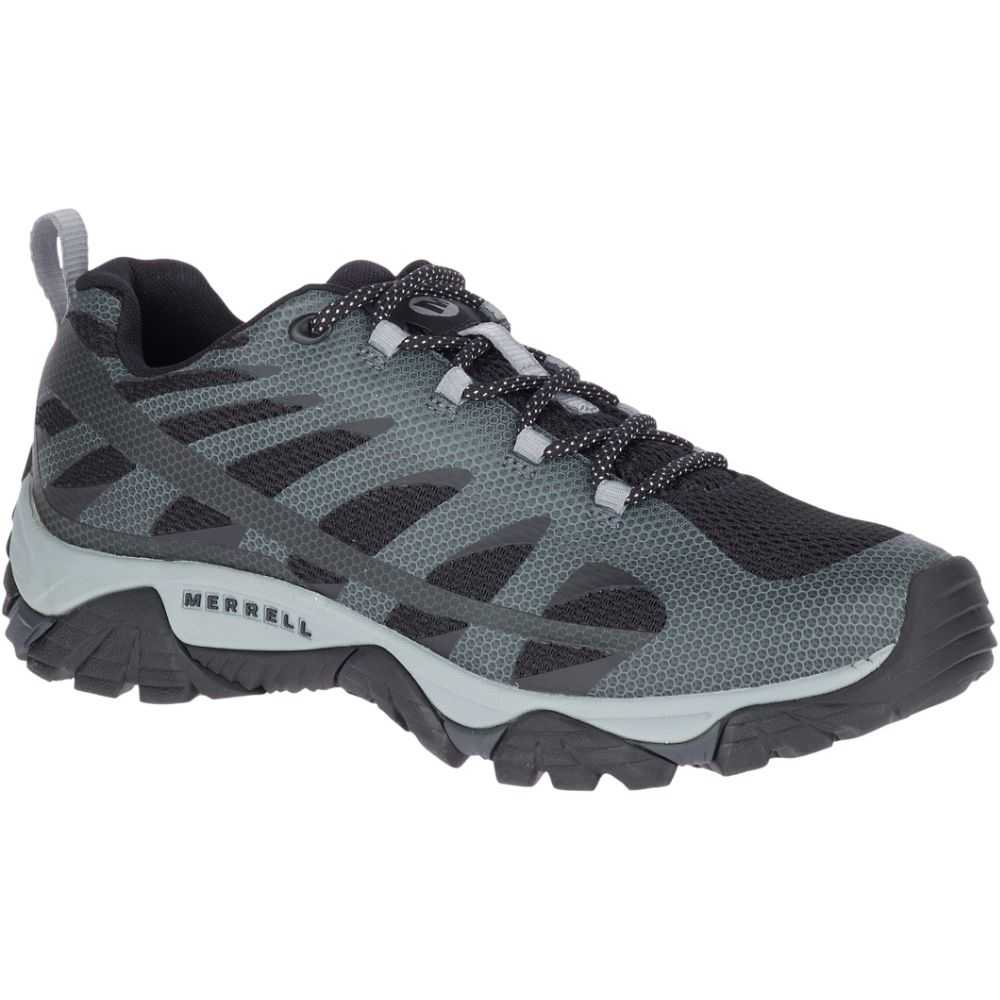 Black Men's Merrell Moab Edge 2 Hiking Shoes | Dubai-9072814