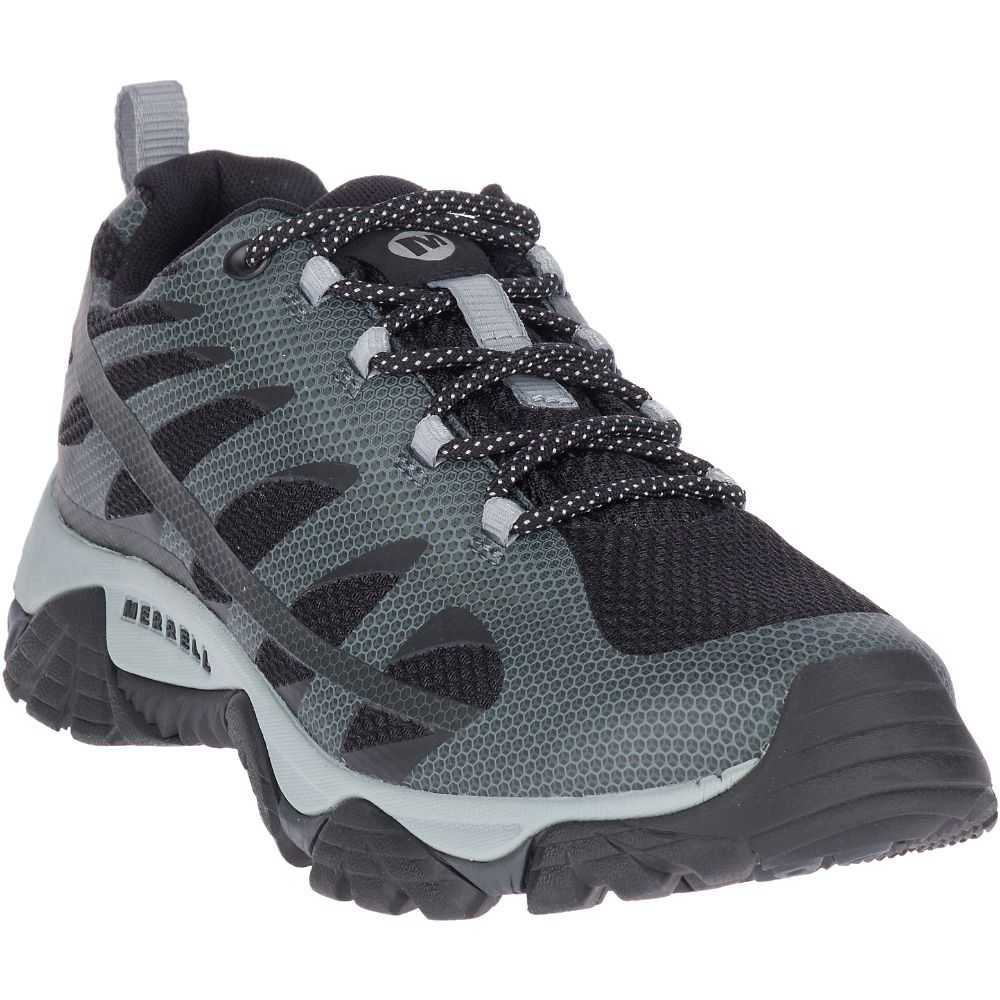 Black Men's Merrell Moab Edge 2 Hiking Shoes | Dubai-9072814