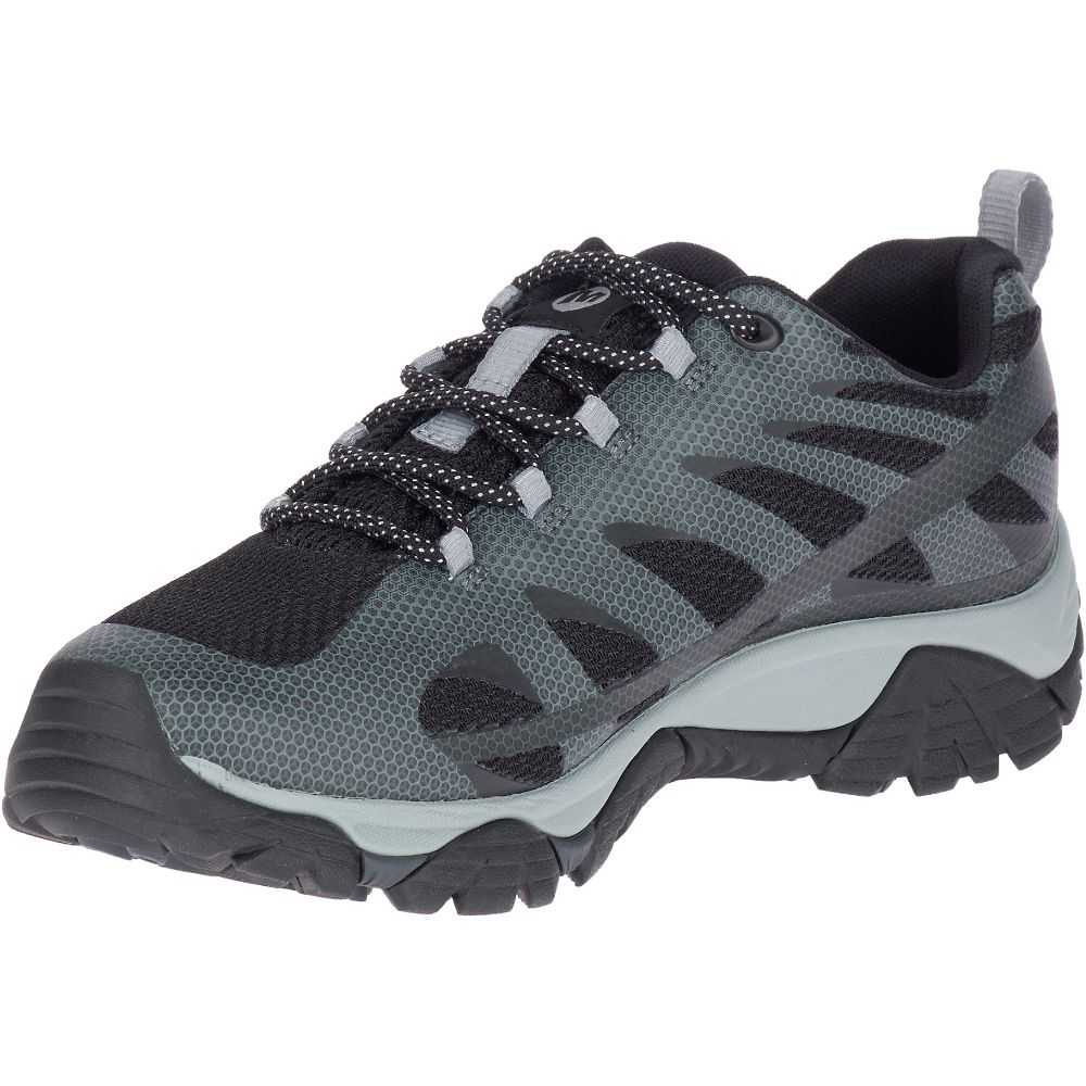 Black Men's Merrell Moab Edge 2 Hiking Shoes | Dubai-9072814