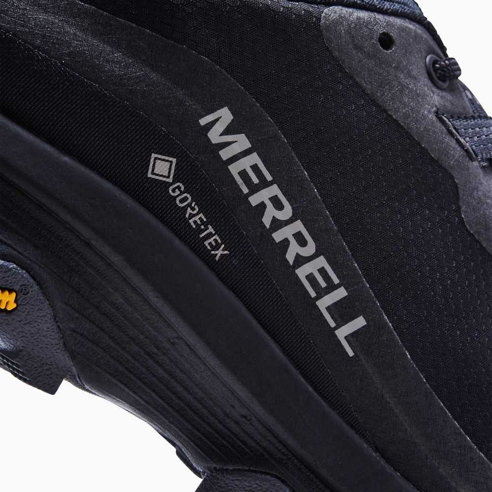 Black Men's Merrell Moab Speed GORE-TEX® Hiking Shoes | Dubai-3964820