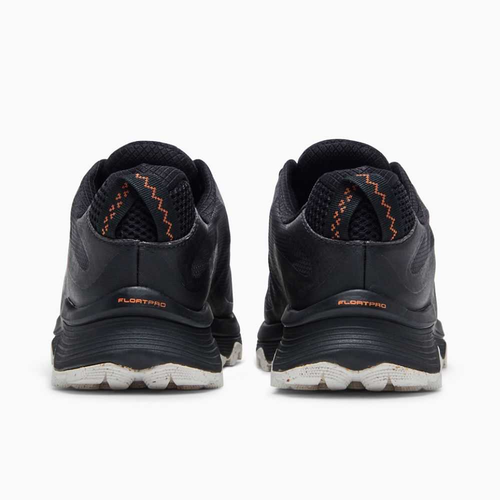 Black Men's Merrell Moab Speed Hiking Shoes | Dubai-7839502