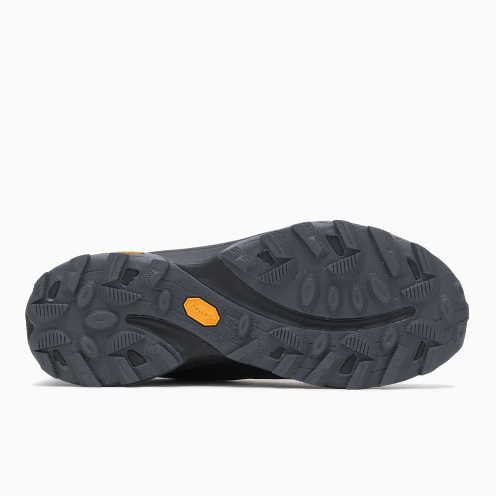 Black Men's Merrell Moab Speed Hiking Shoes | Dubai-8312504