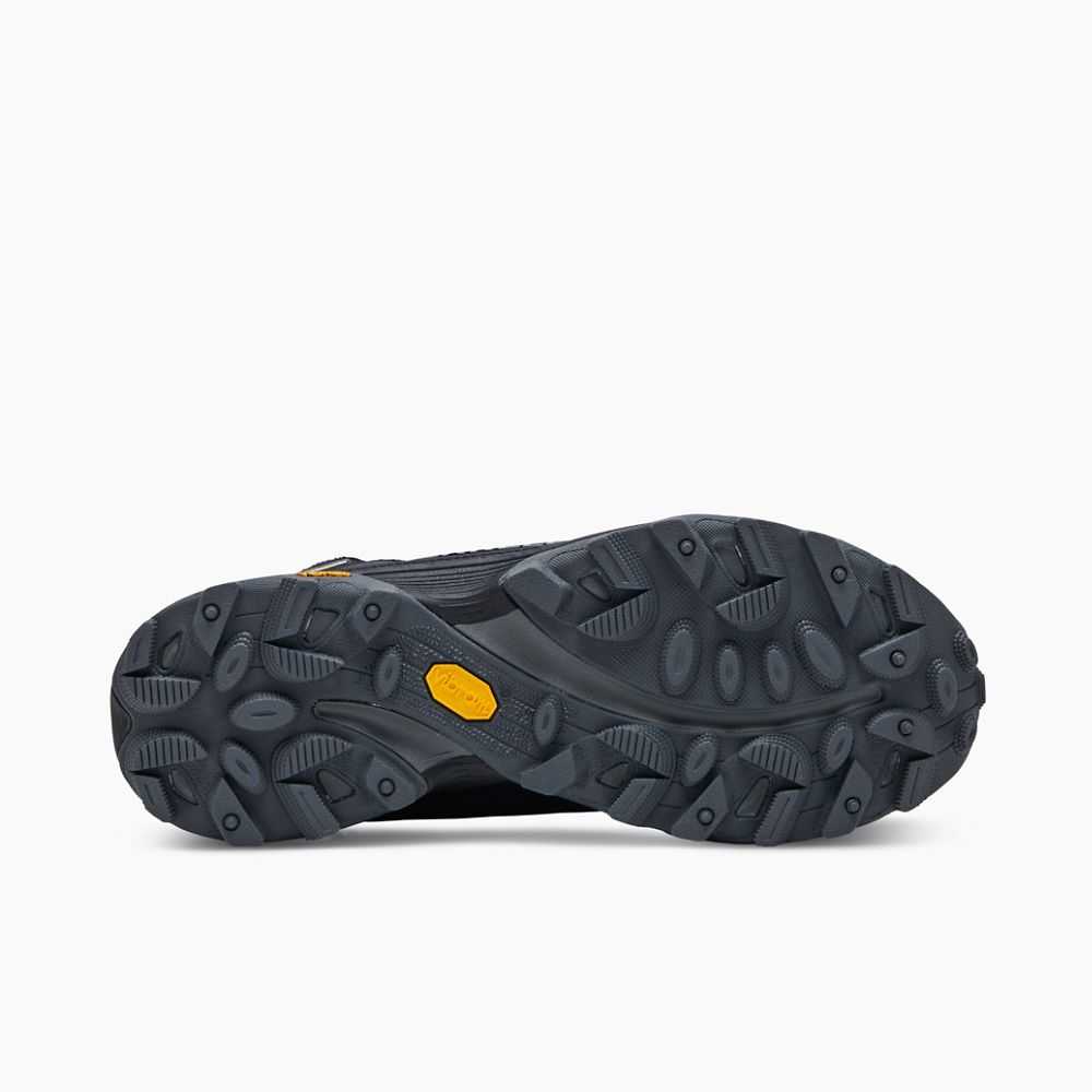 Black Men's Merrell Moab Speed Thermo Mid Waterproof Hiking Boots | Dubai-0542163