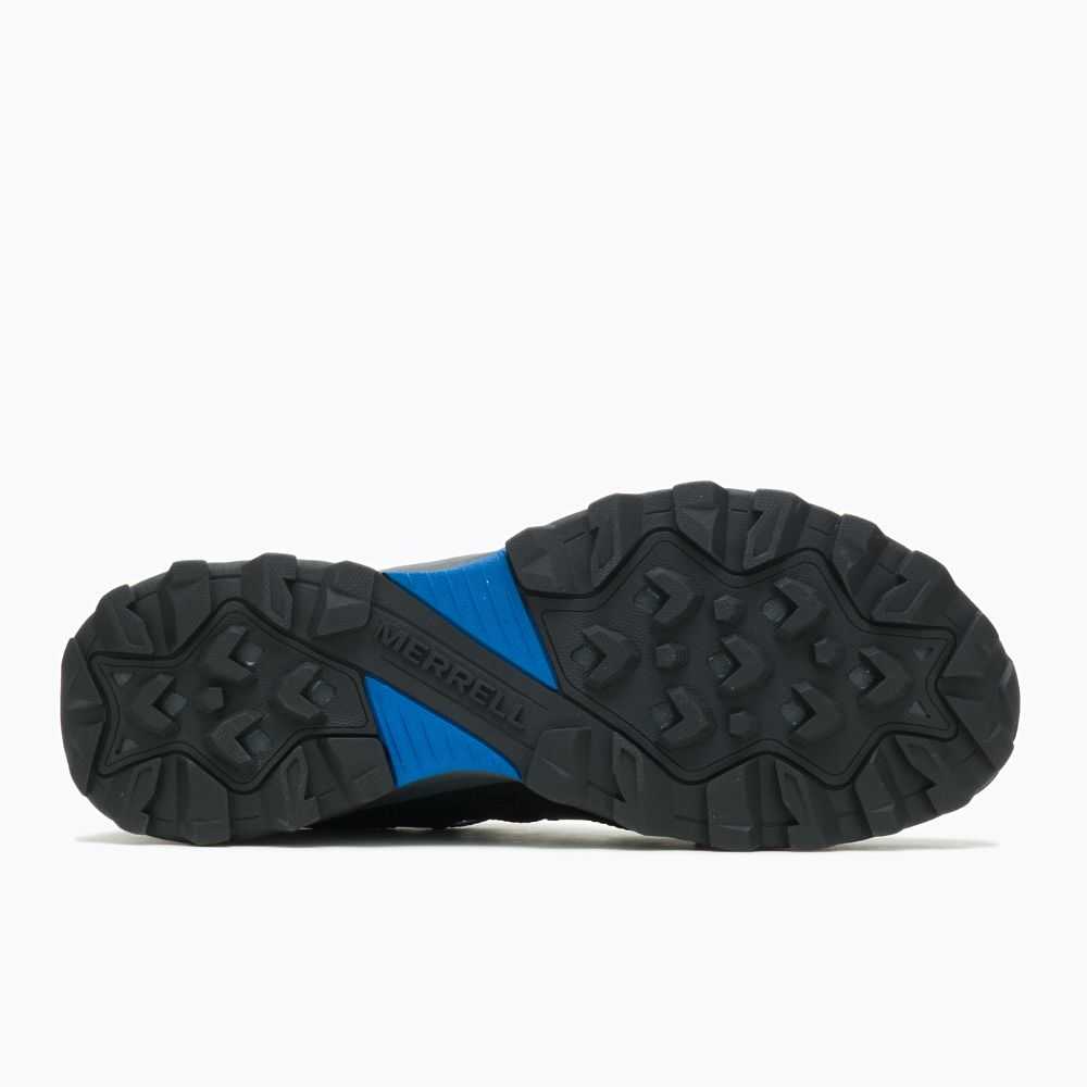 Black Men's Merrell Speed Strike Leather Sieve Sandals | Dubai-7123096