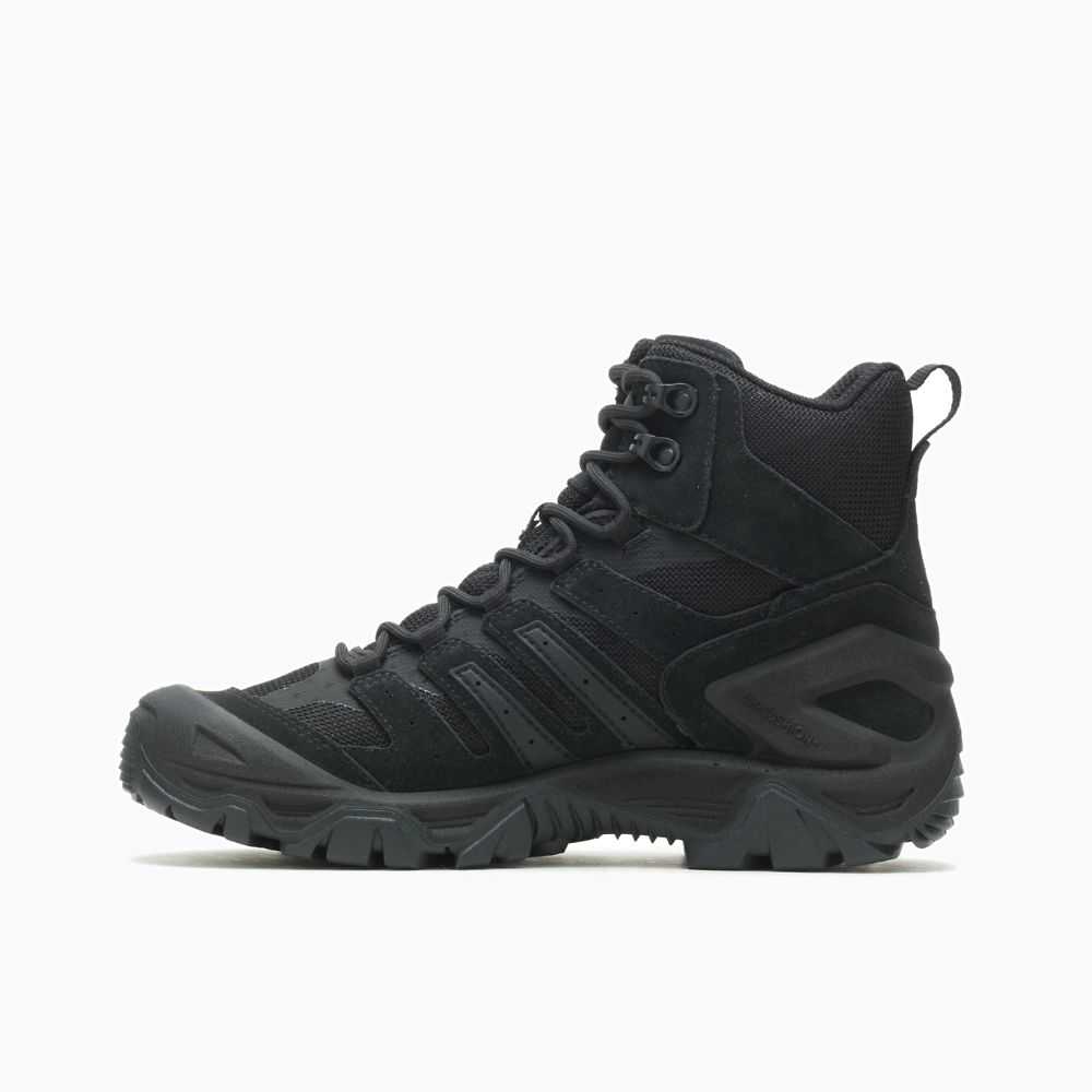 Black Men's Merrell Strongfield Tactical 6 Tactical Boots | Dubai-9812706