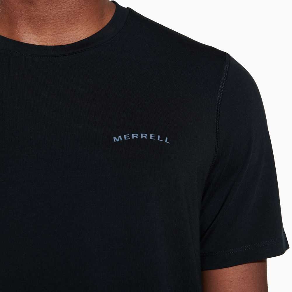 Black Men's Merrell Tencel T Shirts | Dubai-3784015