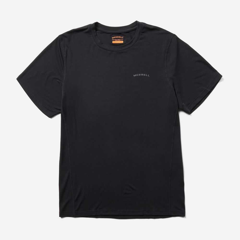 Black Men's Merrell Tencel T Shirts | Dubai-3784015