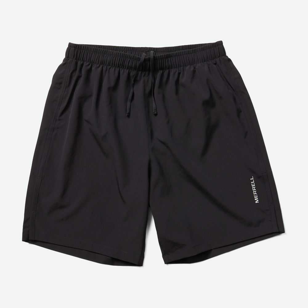 Black Men\'s Merrell Terrain Running Shorts | Dubai-8673524