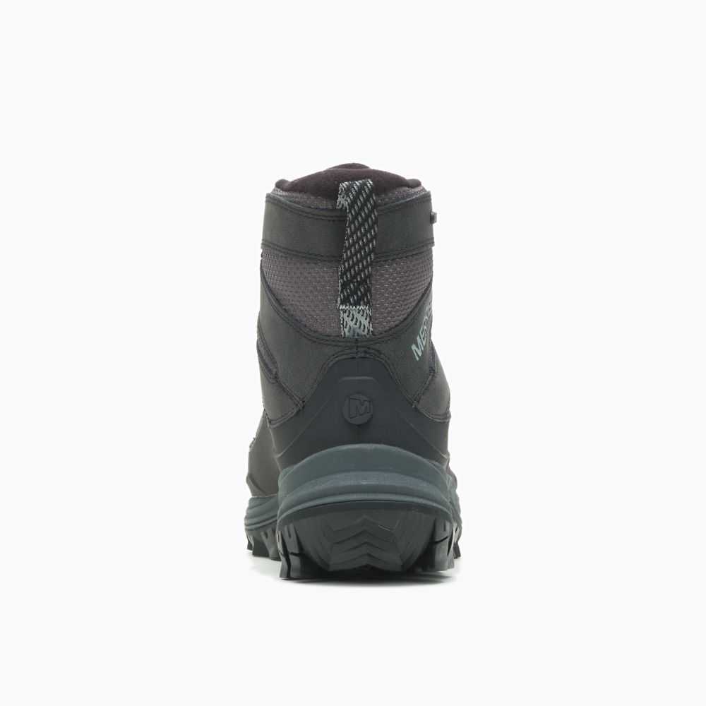 Black Men's Merrell Thermo Chill Mid Shell Waterproof Winter Boots | Dubai-0438561