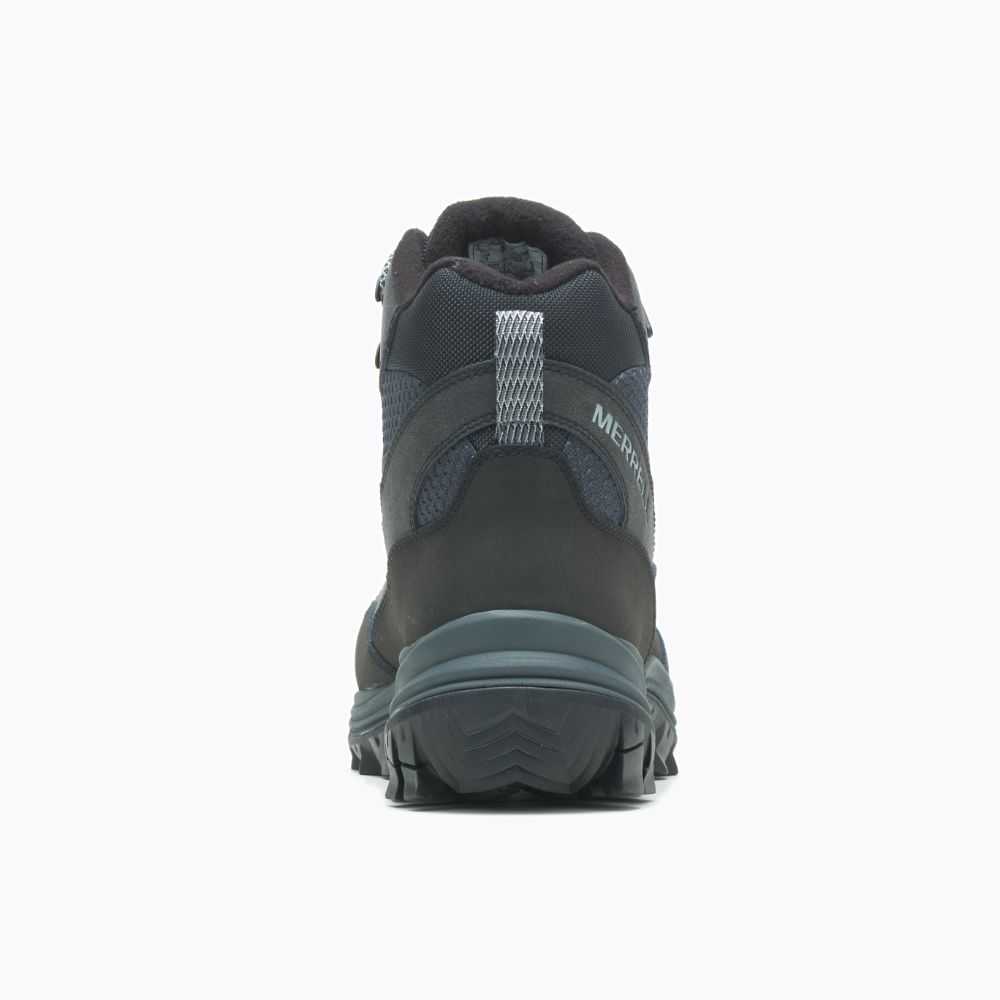 Black Men's Merrell Thermo Chill Mid Waterproof Wide Width Winter Boots | Dubai-4652807