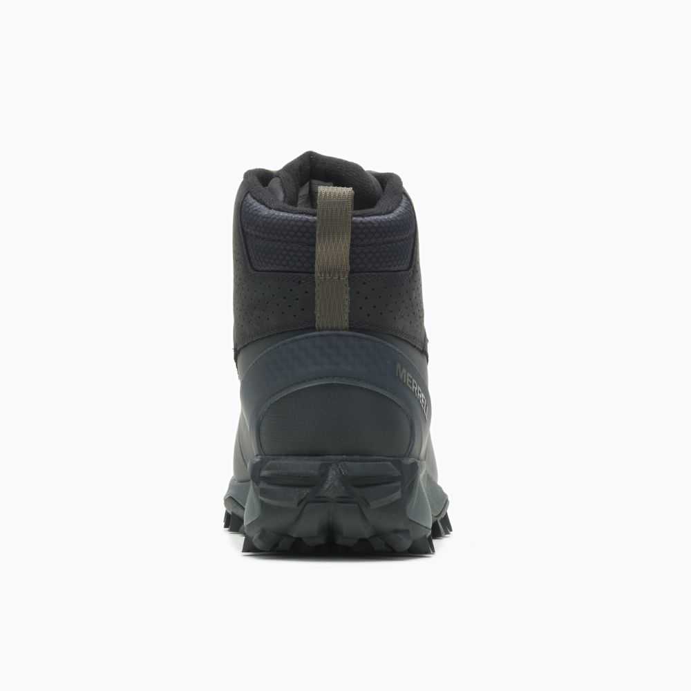 Black Men's Merrell Thermo Kiruna Mid Shell Waterproof Winter Boots | Dubai-9341275