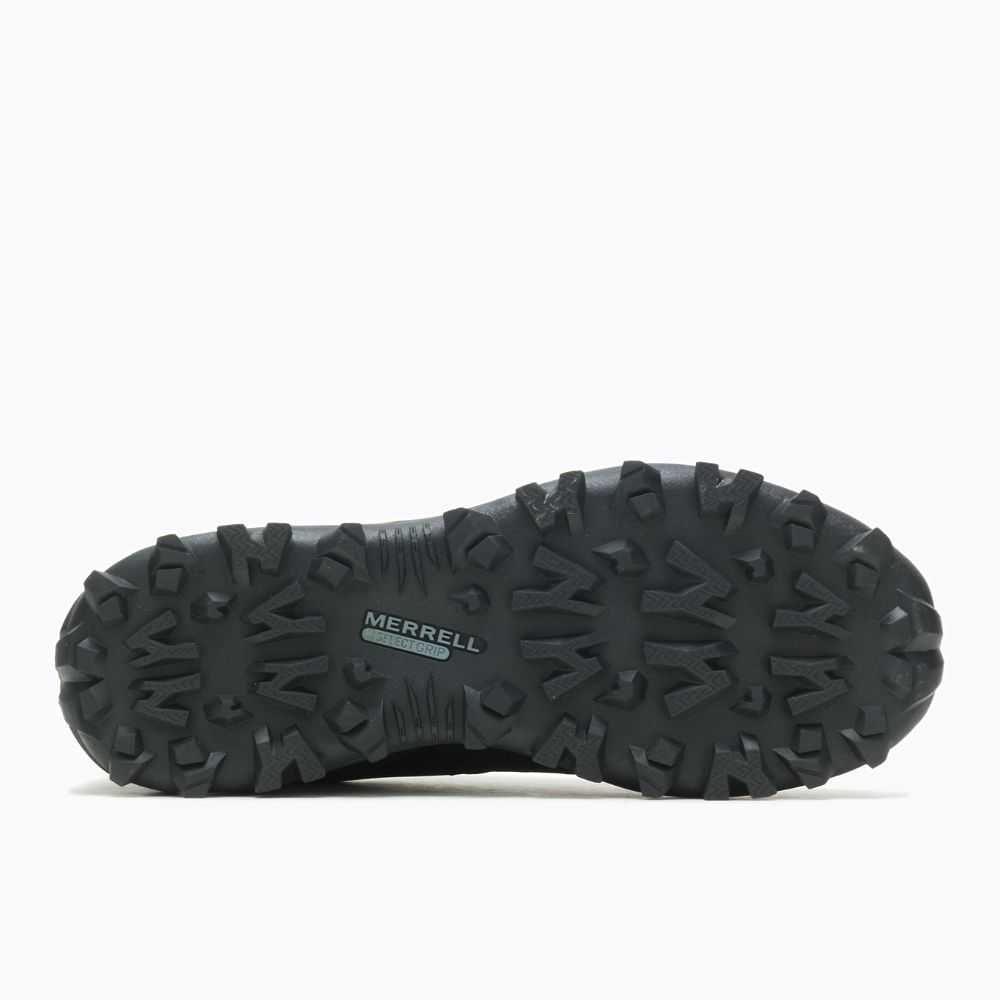 Black Men's Merrell Thermo Kiruna Moc Waterproof Slip On Shoes | Dubai-1267085