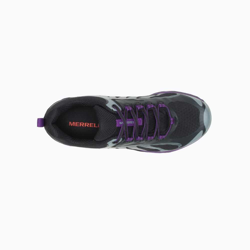 Black/Purple Women's Merrell Siren Edge 3 Walking Shoes | Dubai-0469385