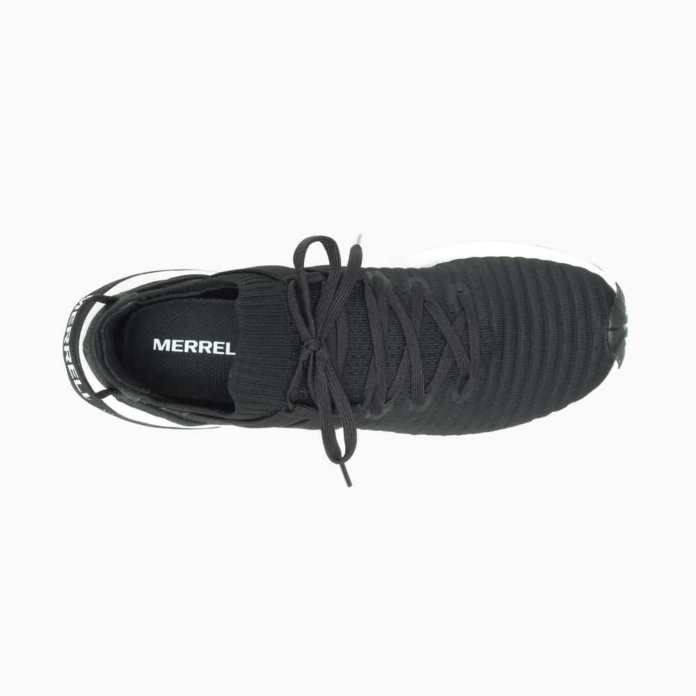 Black/White Men's Merrell Embark Lace Wide Width Sneakers | Dubai-4586703