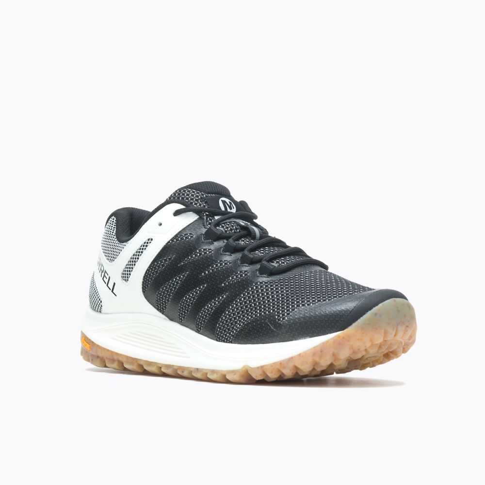 Black/White Men's Merrell Nova 2 Eco Dye Walking Shoes | Dubai-6892475