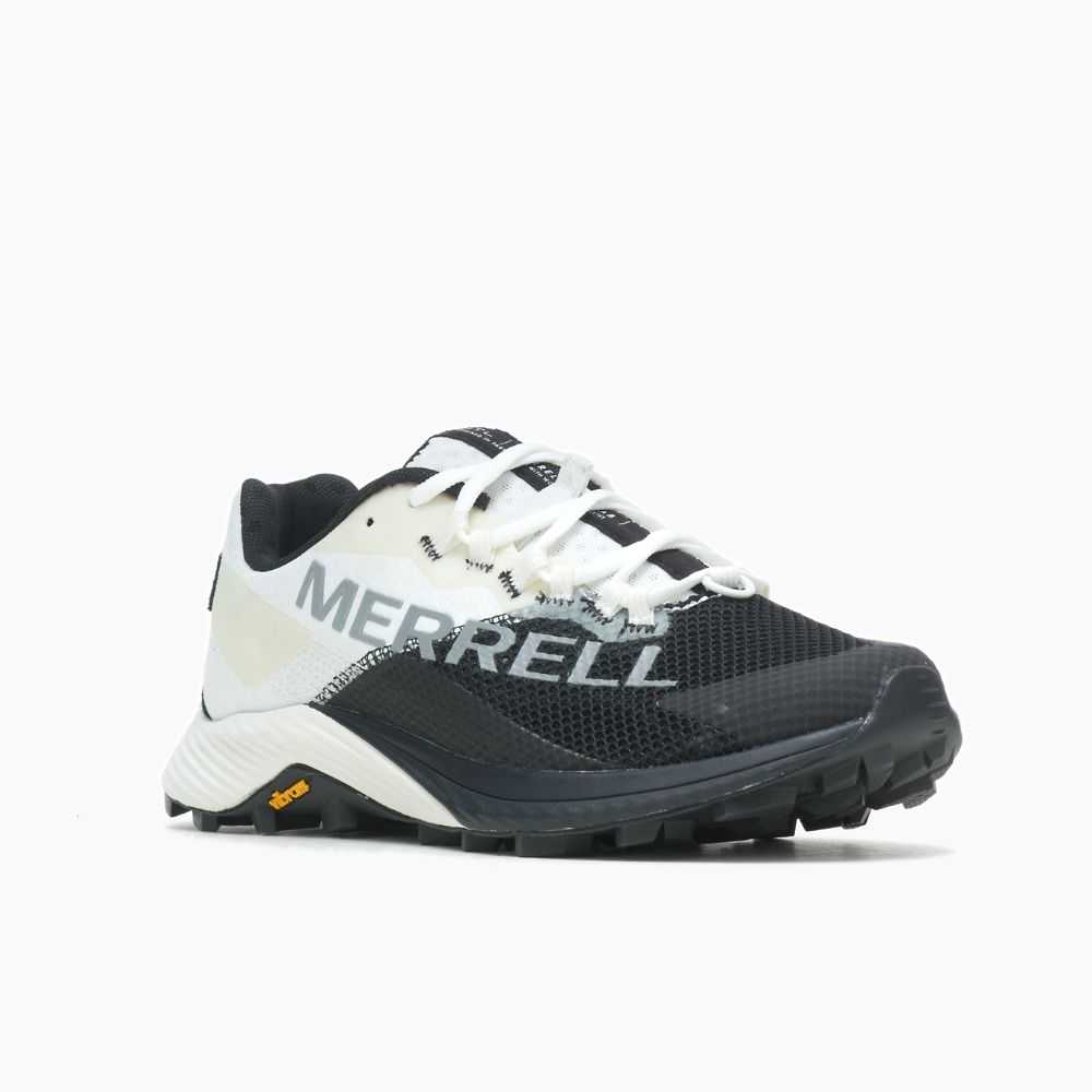 Black/White Women's Merrell MTL Long Sky 2 Trail Running Shoes | Dubai-9814670