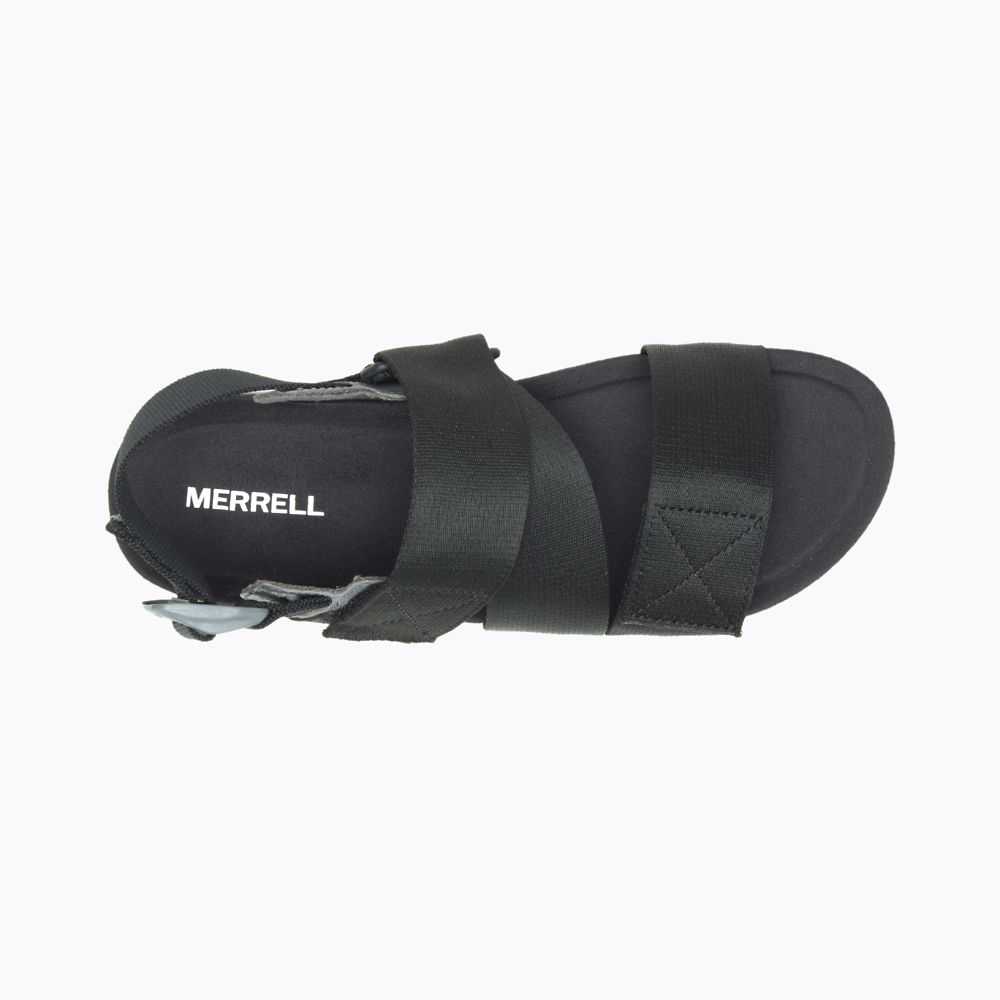 Black Women's Merrell Alpine Cush Backstrap Sandals | Dubai-5627401