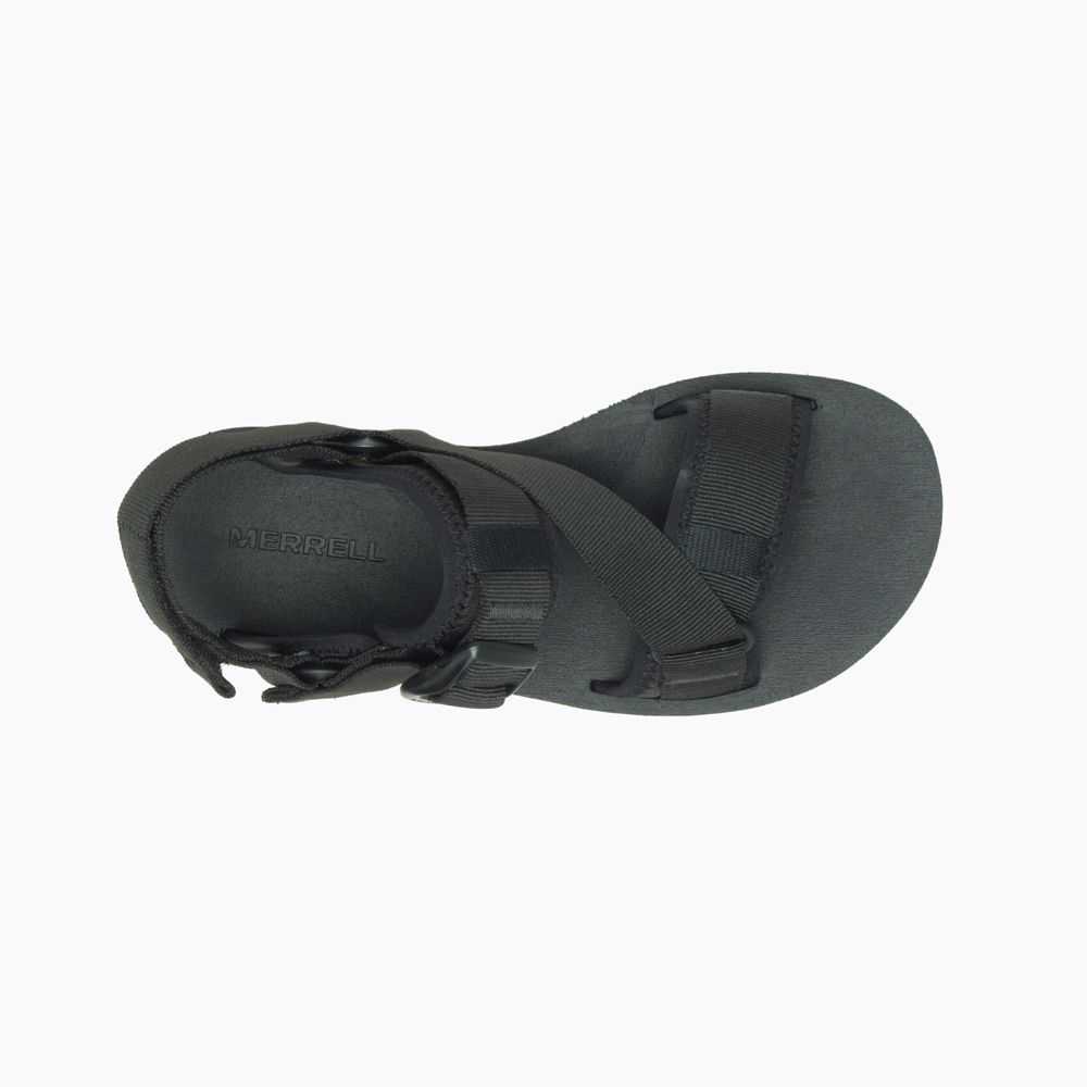 Black Women's Merrell Alpine Strap Sandals | Dubai-9623480