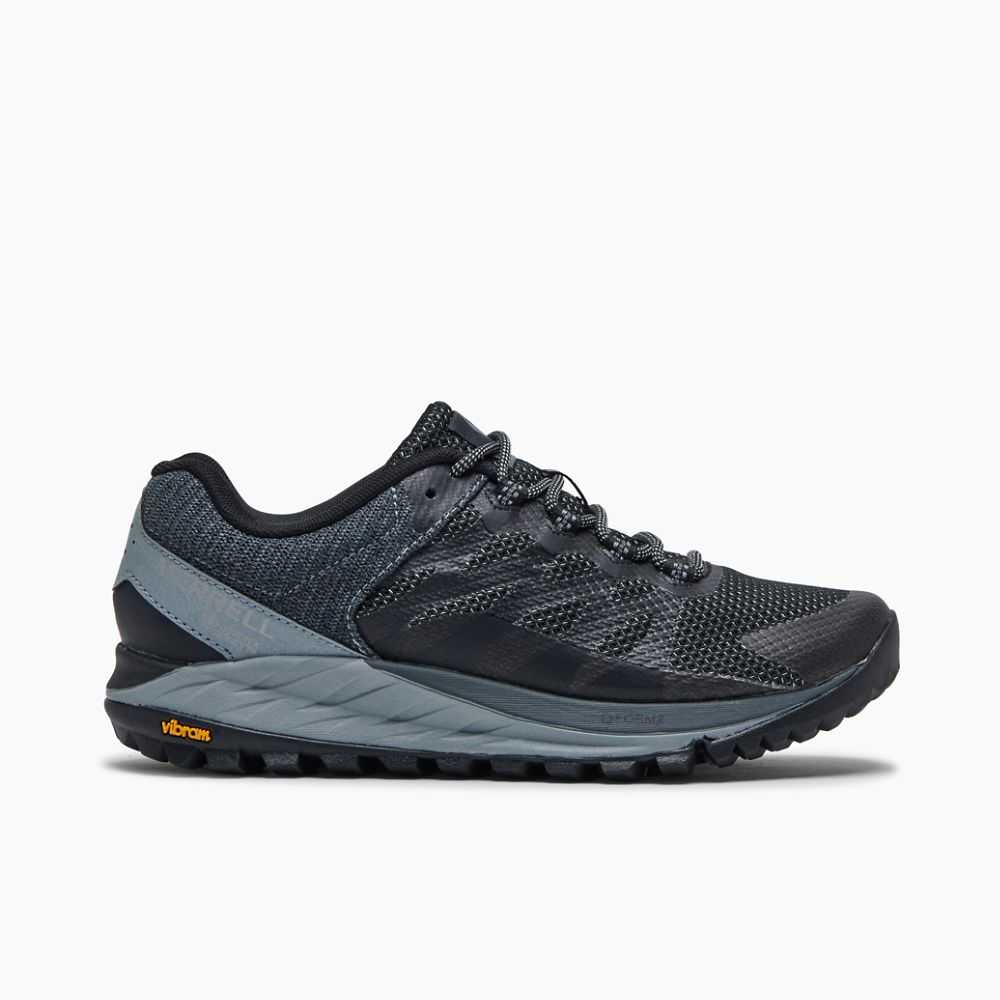 Black Women\'s Merrell Antora 2 GORE-TEX® Wide Width Trail Running Shoes | Dubai-1967053