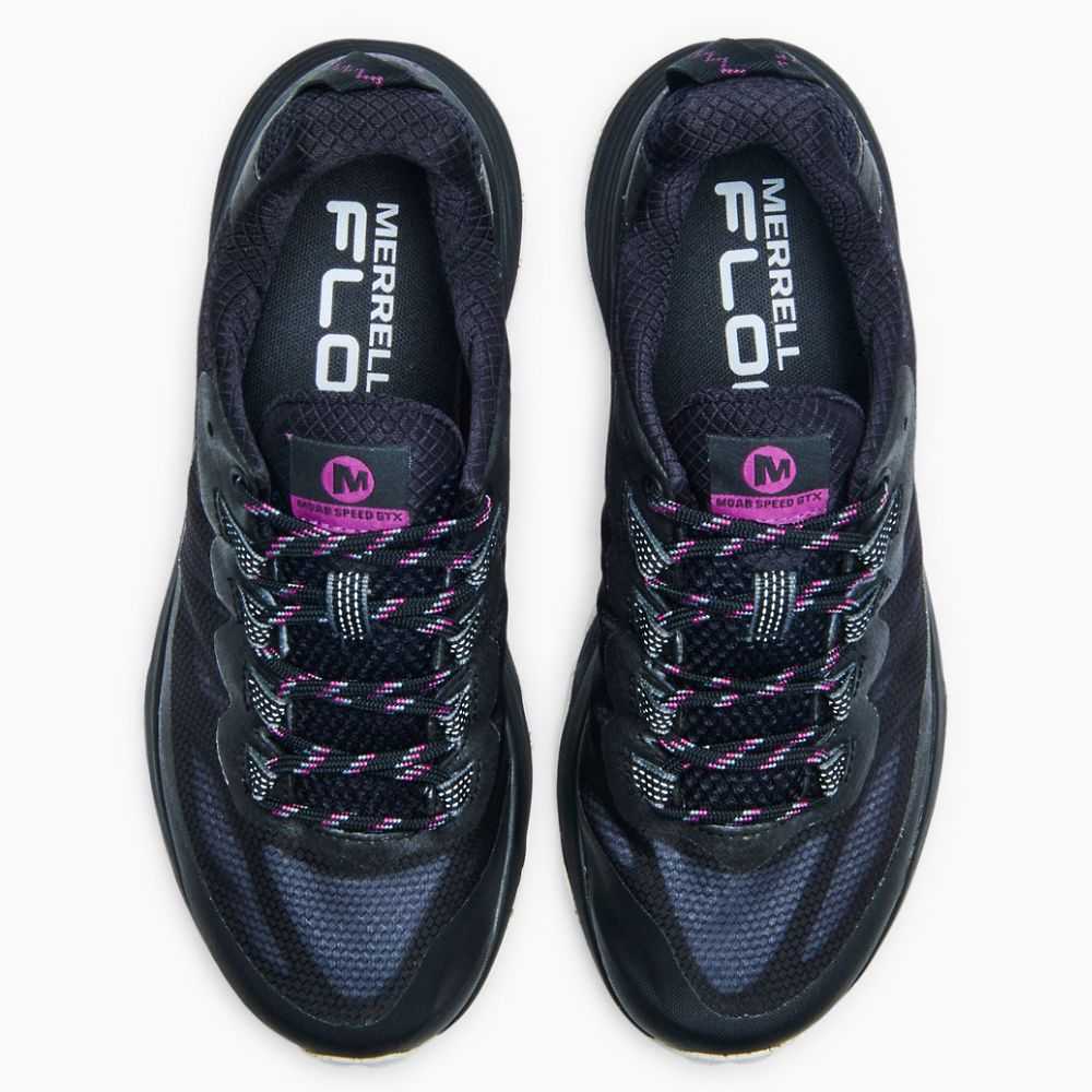 Black Women's Merrell Moab Speed GORE-TEX® Sneakers | Dubai-9641387