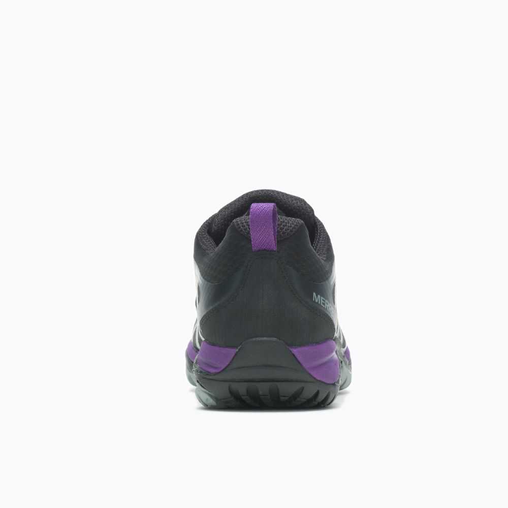 Black Women's Merrell Siren Edge 3 Waterproof Wide Width Hiking Shoes | Dubai-2617480