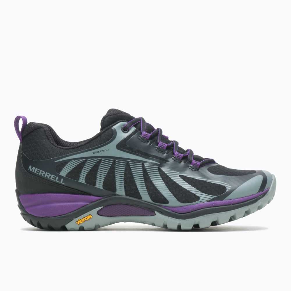 Black Women\'s Merrell Siren Edge 3 Waterproof Wide Width Sneakers | Dubai-2743160