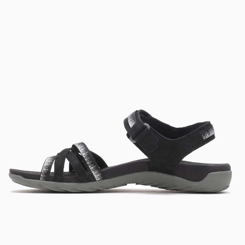 Black Women's Merrell Terran 3 Cush Cross Sandals | Dubai-8921347