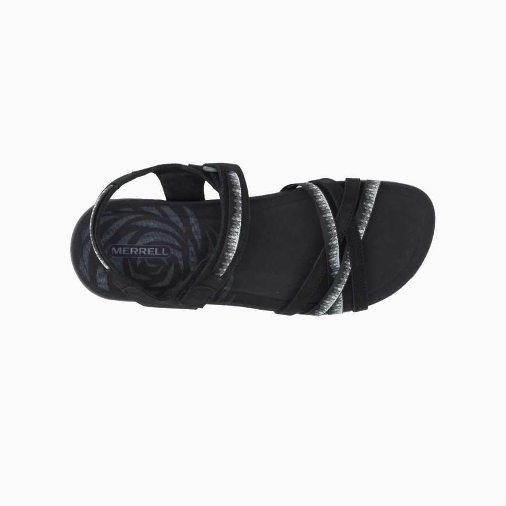 Black Women's Merrell Terran 3 Cush Cross Sandals | Dubai-8921347