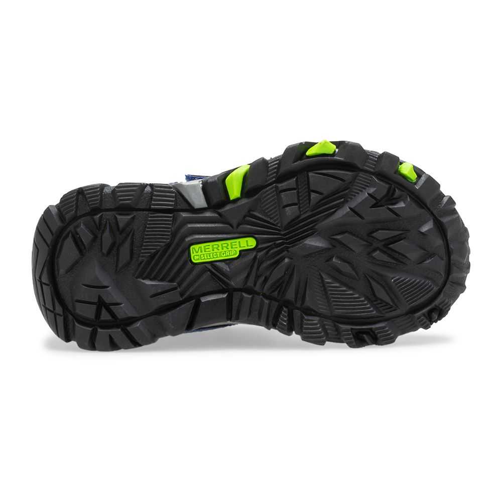 Blue/Green Boys' Merrell Trail Quest Sneakers | Dubai-5203746