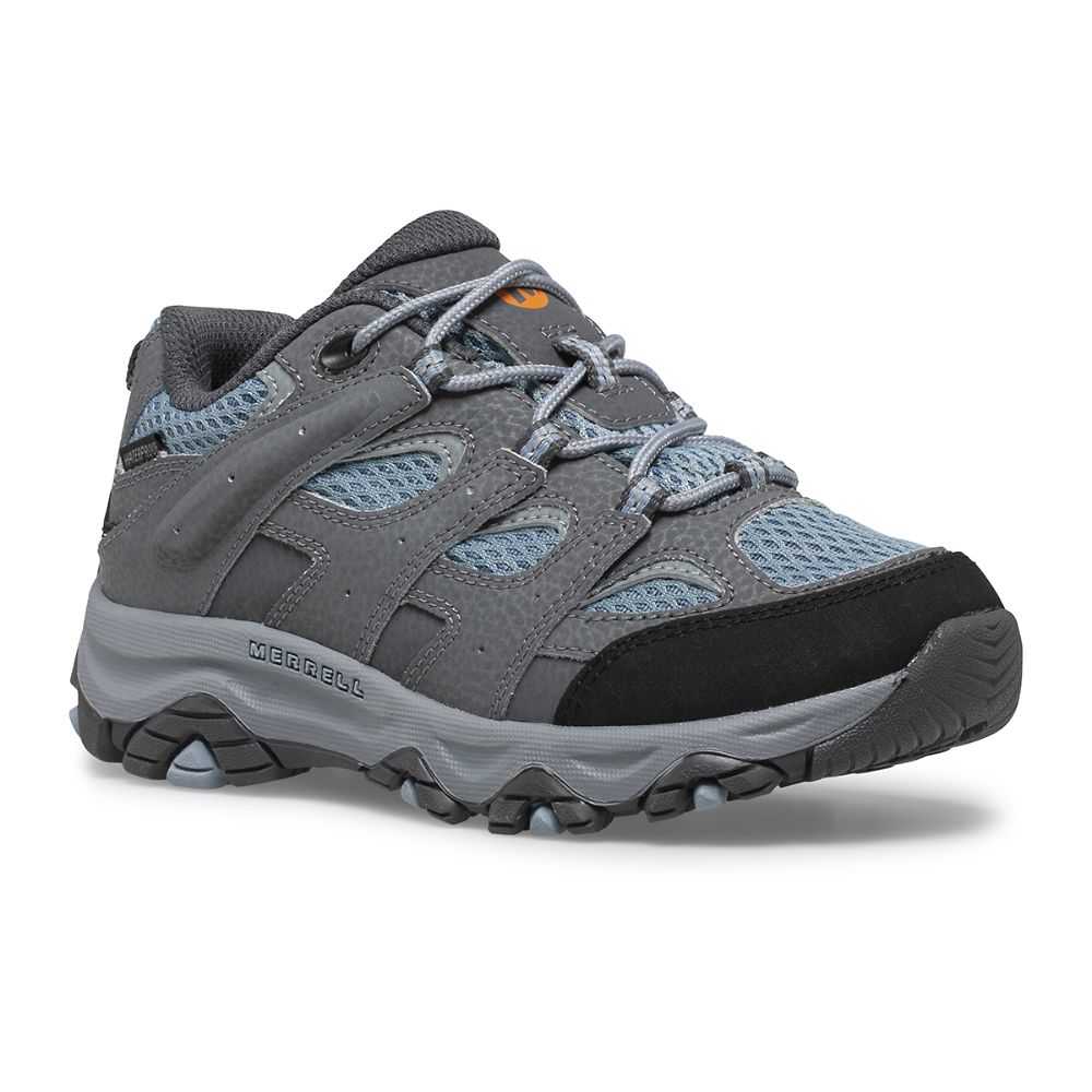 Blue/Grey Boys' Merrell Moab 3 Sneakers | Dubai-7914305