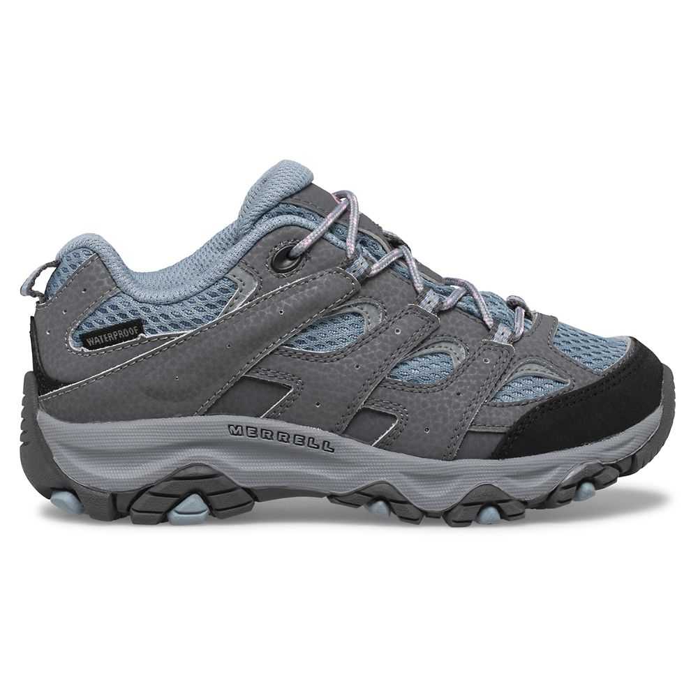 Blue/Grey Boys\' Merrell Moab 3 Sneakers | Dubai-7914305