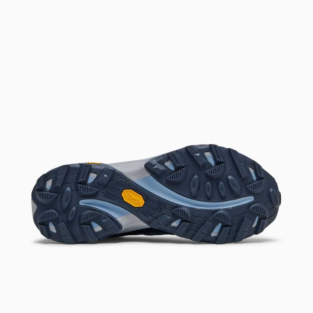 Blue/Grey Women's Merrell Moab Speed GORE-TEX® Sneakers | Dubai-2307964