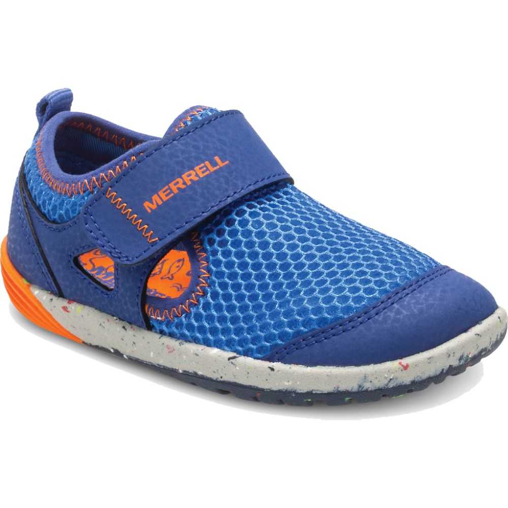 Blue/Orange Boys' Merrell Bare Steps® H2O Sneakers | Dubai-3607259