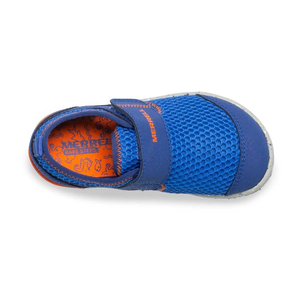 Blue/Orange Boys' Merrell Bare Steps® H2O Sneakers | Dubai-3607259