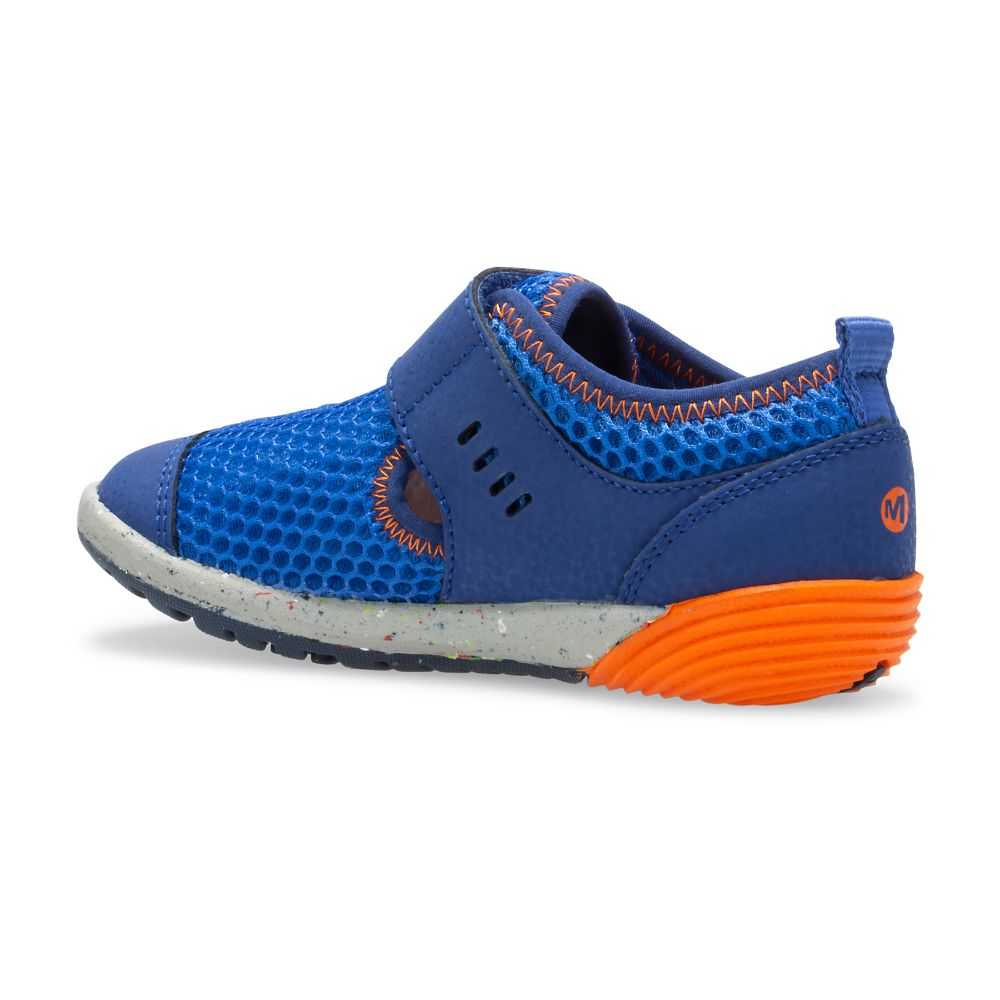 Blue/Orange Boys' Merrell Bare Steps® H2O Sneakers | Dubai-3607259